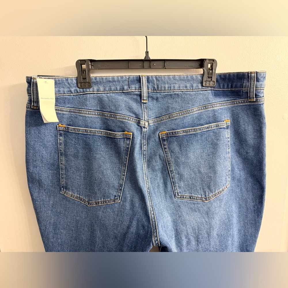 Abercrombie & Fitch The Skinny Ankle Curve Love High Rise Jeans Size 18R NWT - Picture 5 of 12
